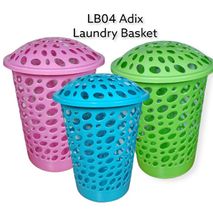 Adix Laundry Basket With Lid  - 1 PC