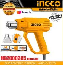 Ingco HEAT GUN - Hot Air Gun Kit 2000W Heavy Duty + Free Nozzle Ingco