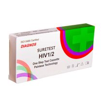 Diagnos HIV 1/2 One Step Test Cassette - Painless Technology