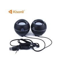 Kisonli Portable Desktop/Laptop USB Speakers