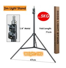 Linco Heavy Metal 2.1m Light Stand(8806) Max Load To 5KG