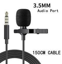 Generic Lapel Microphone For Cameras Phone,150CM Cable
