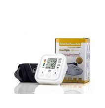 Portable Electronic Upper Arm Blood Pressure Monitor Machine - Black