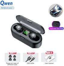 Qwen Wireless Headset Bluetooth Earbuds With Power Bank