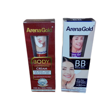 Arena Gold Body Lightening Cream + Fairness Beauty Balm