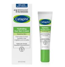 Cetaphil Hydrating Eye Gel-Cream With Hyaluronic Acid, 0.5 oz, Brightens, Hydrates & Smooths Under Eyes