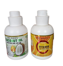 Dr Davey COCONUT OIL Lotion +  Vitamin C & Hyaluronic Acid ANTI-AGING Body Lotion