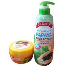 Dr Davey PAPAYA Body LOTION + CREAM. Moisturizes, Softens, Brightens & Prevent skin Aging, Firms & Clear wrinkles