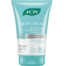 Joy Revivify Glycolic Acid Skin Firming & Youth Reviving Face Wash. Reduces scars, spots, blemishes and dark circles, leaving you with nothing but flawless skin.