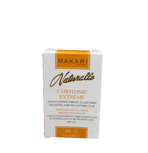 Makari Naturalle Carotonic extreme Lightening CARROT OIL SOAP SPF15. Lightens complexion, Cleanses, Purifies, Moisturizes, Exfoliates, Smooths & Softens
