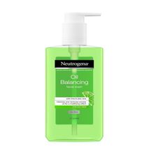 NEUTROGENA OIL BALANCING FACIAL WASH with Lime & Aloe Vera. Tightens Pores, Cleanses, Give you a Lasting Mattifying Effect