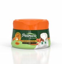 Petrova Naturals Coconut & Almond FRIZZ CONTROL Hair Cream. Grows Hair, Strengthen the hair Nourishes, Conditions the hair, Prevent split ends & Stimulate hair