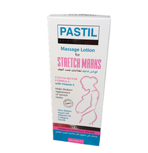 Pastil Lotion For STRETCH MARKS with Cocoa butter, Shea butter, Collagen, Elastin, Almond & Argan Oil.