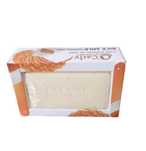 Ocarly RICE MILK Plant Essential Oil Soap. Opens pores, Cleanses, Clears ACNE & Blackheads