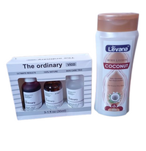The Ordinary VICO Face 3 Serum Set + Levana Coconut Body Lotion