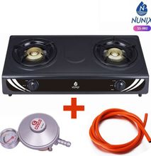 Gas Stove Table Top Stainless Steel Double Burner-SS002