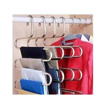 Generic S Type 5-layer Metallic Trouser Hanger.