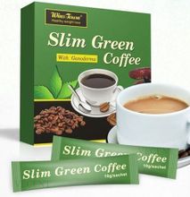 Wins Town Detoxing Tummy Slimming Tea Hot Green Coffee With Ganoderma