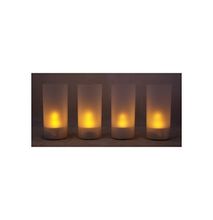 LED Candles Set Of 4 With Adaptor