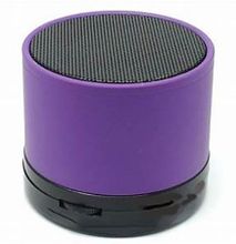Mini Bluetooth Wireless Stereo Speakers FM, Memory Card, Bluetooth, USB - Purple
