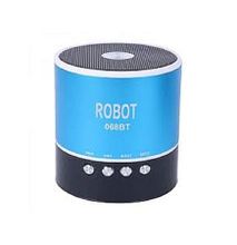 Robot Mini Bluetooth Wireless Stereo Speakers FM, Memory Card, Bluetooth, USB - Blue