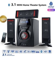 Nunix 3-1 MINI Home Theater System-sub Woofers Radio USB
