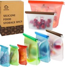 Generic 1500Mls Silicone Reusable Vacuum Food Storage Sealer Bags