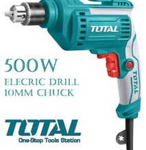 TOTAL 500W ELECTRIC Corded DRILL, 10MM DRILL CHUCK