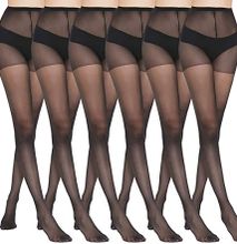 Fashion 6pairs Stockings Pantyhose Black Tights