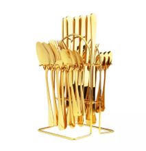 New 24pcs luxury and high grade Cutlery Gold