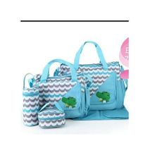 Cute new design 5in1 Diaper Bag Nappy Changing Pad waterproof Travel Bag