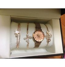 Fashion gold Set watch + bracelets