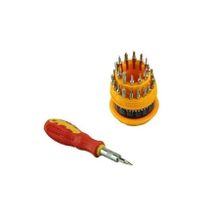 Screwdriver Set 31-In-1 Precision Handle - Sliver & Yellow