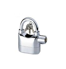 Kinbar alarm padlock - silver