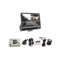 Car DVR 3 Cameras Lens 4.0 Inch Dash Camera Dual Lens With Rearview Camera Video Recorder