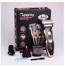 Geemy 3 In 1 Rechargeable Hair, Beard & Nose Shaver / Trimmer