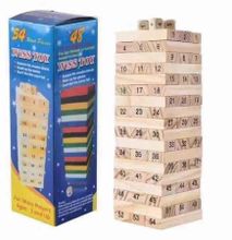 Jenga wooden block game