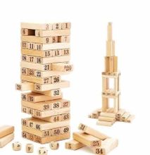 Jenga wooden block game