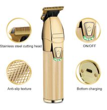 Rechargeable Electric Hair Clipper Shavers Hair Trimmer Gold