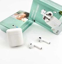 HD V77 TWS Pure Bass Wireless Bluetooth In-Ear Stereo Airpods With Charging Dock