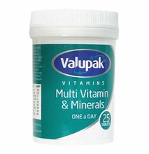 Immune Boosters Valupak Multi Vitamin and Minerals Complete Multivitamins Made in UK