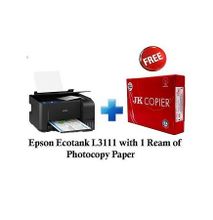 Epson Ecotank L3111 And Get 1 Free Photocopy Paper