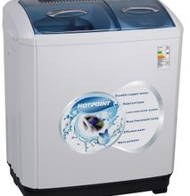 Von Hotpoint HPTT10/VALW-10MLW Twin Tub Washing Machine - White - 10 Kg