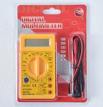 Generic Mini Digital Multimeter AC/DC Tester Voltmeter-Yellow