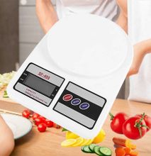 Electronic Digital Weighing Food Kitchen Scale white