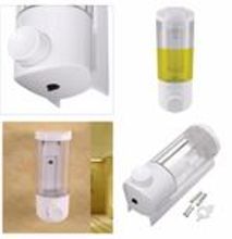 Generic 350ml Wall Mount Soap Sanitizer Shower Manual Shampoo Dispenser