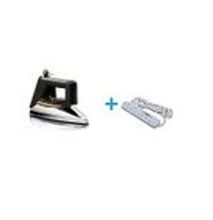 Redberry Dry Iron box + Free Heavy Duty Power Extension Cable silver
