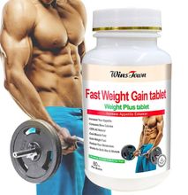 Wins Town Natural Herbal Weight Gain 60 Tablets - Protein Gain Supplements Fast Weight Gain Tablets