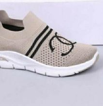 Women Shoes Sports Sneakers Beige 38