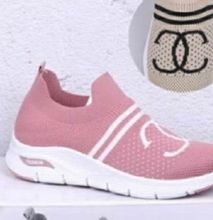 Women Shoes Sports Sneakers Pink 37
